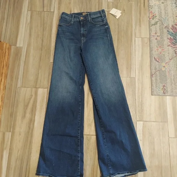 Mother Jeans denim sz 29 The Hustler Roller Heel High Rise high fidelity - Picture 1 of 8